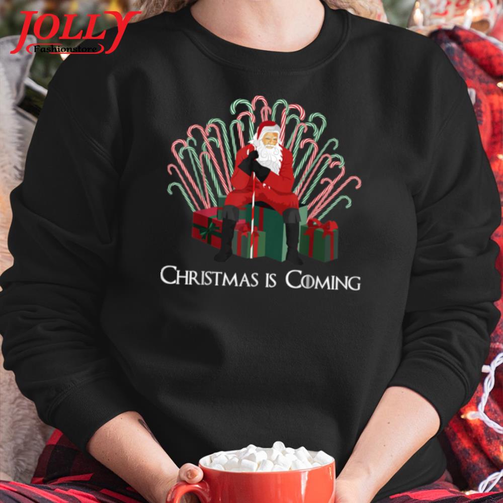 2022 Candy cane throne santa ugly christmas xmas s Sweater