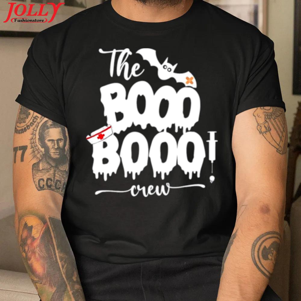 2022 nurse halloween ghost the booo booo bat crew shirt