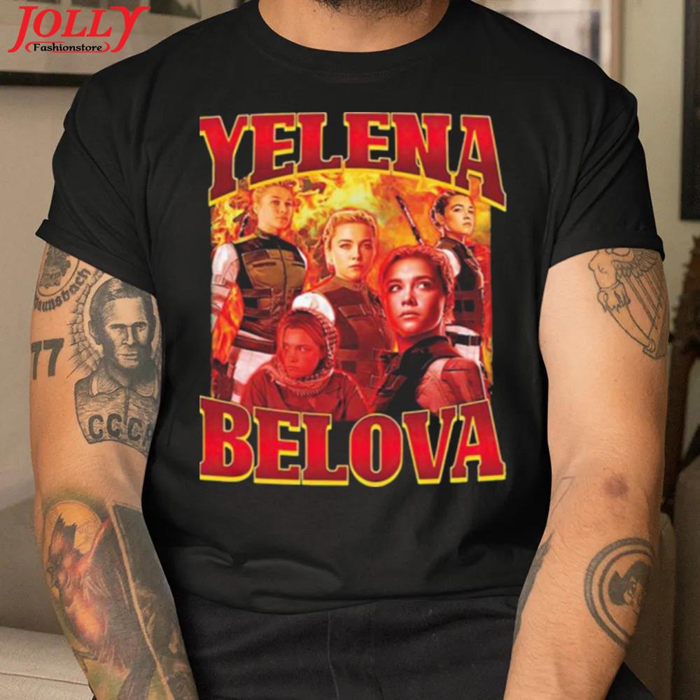 2022 yelena belova florence pugh awesome for music fan halloween shirt
