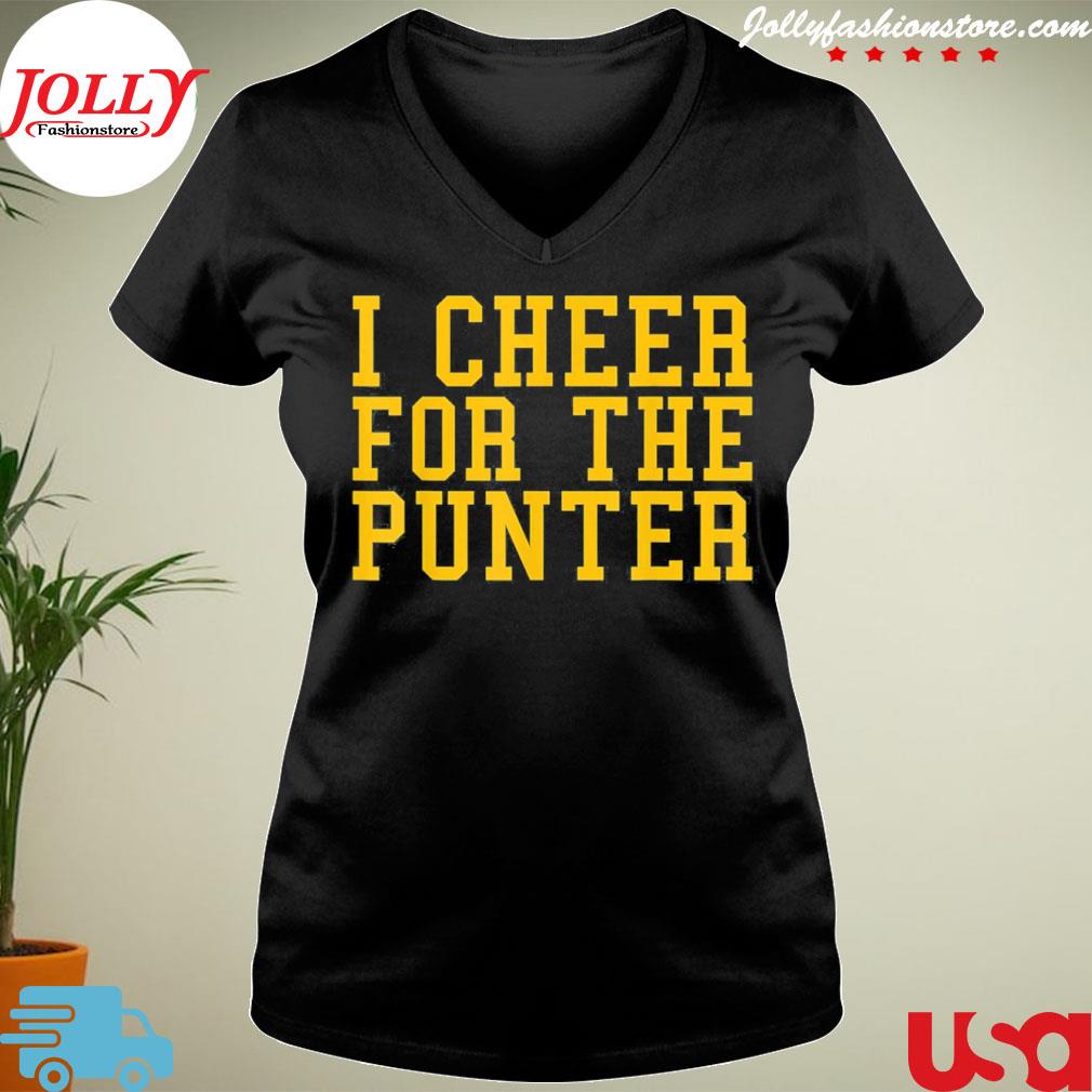 2023 I cheer For The Punter Funny Saying T-Shirt Ladies Tee
