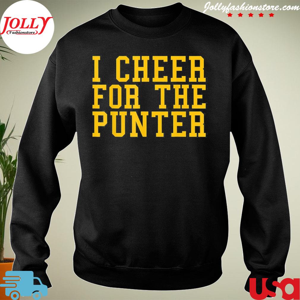 2023 I cheer For The Punter Funny Saying T-Shirt Sweater