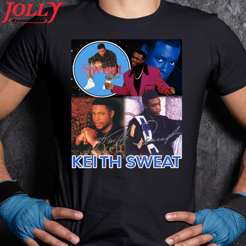 90s keith sweat rhythm and blues banner s Women Ladies Tee Shirt