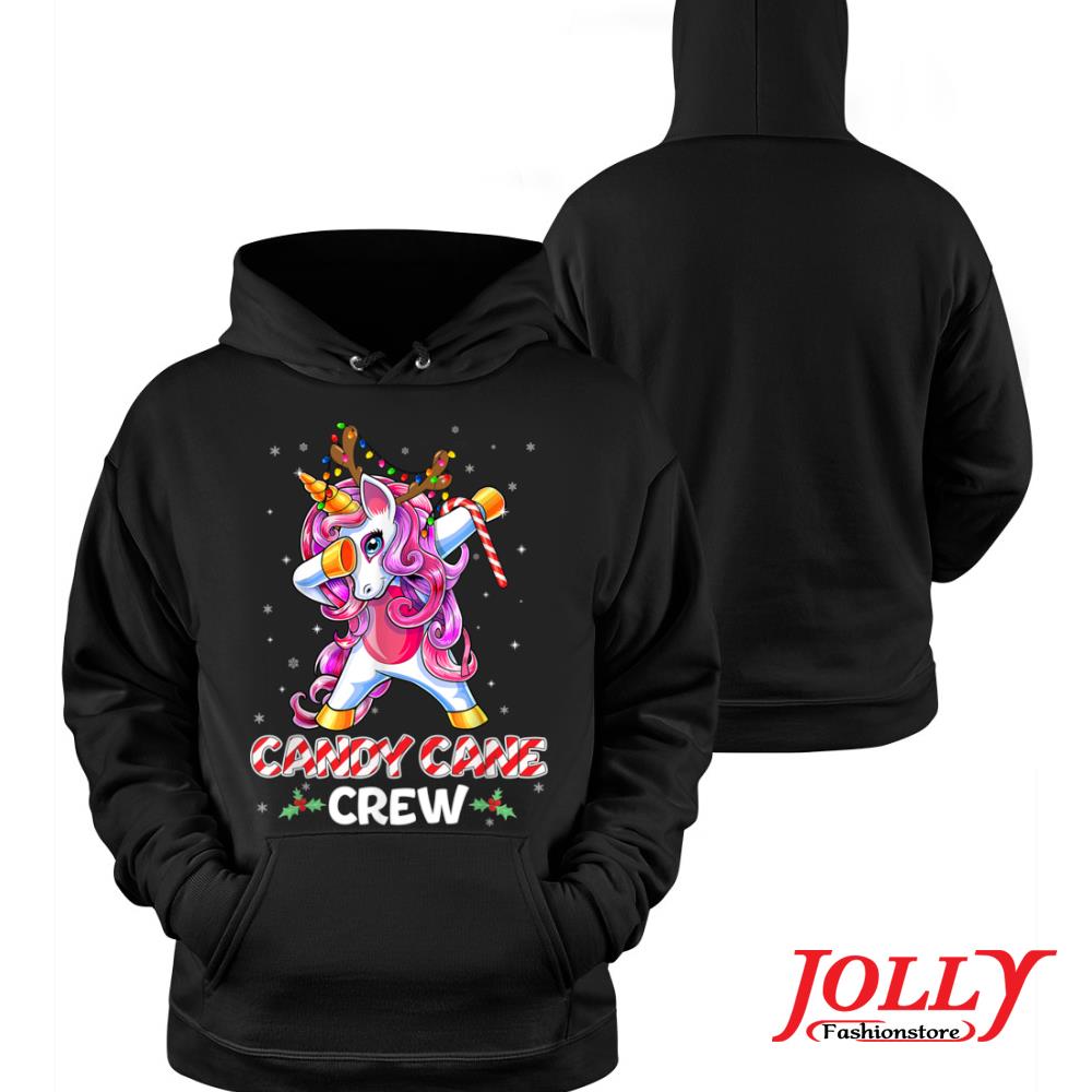 Candy cane crew christmas candy lover unicorn squad funny 2022 s Hoodie