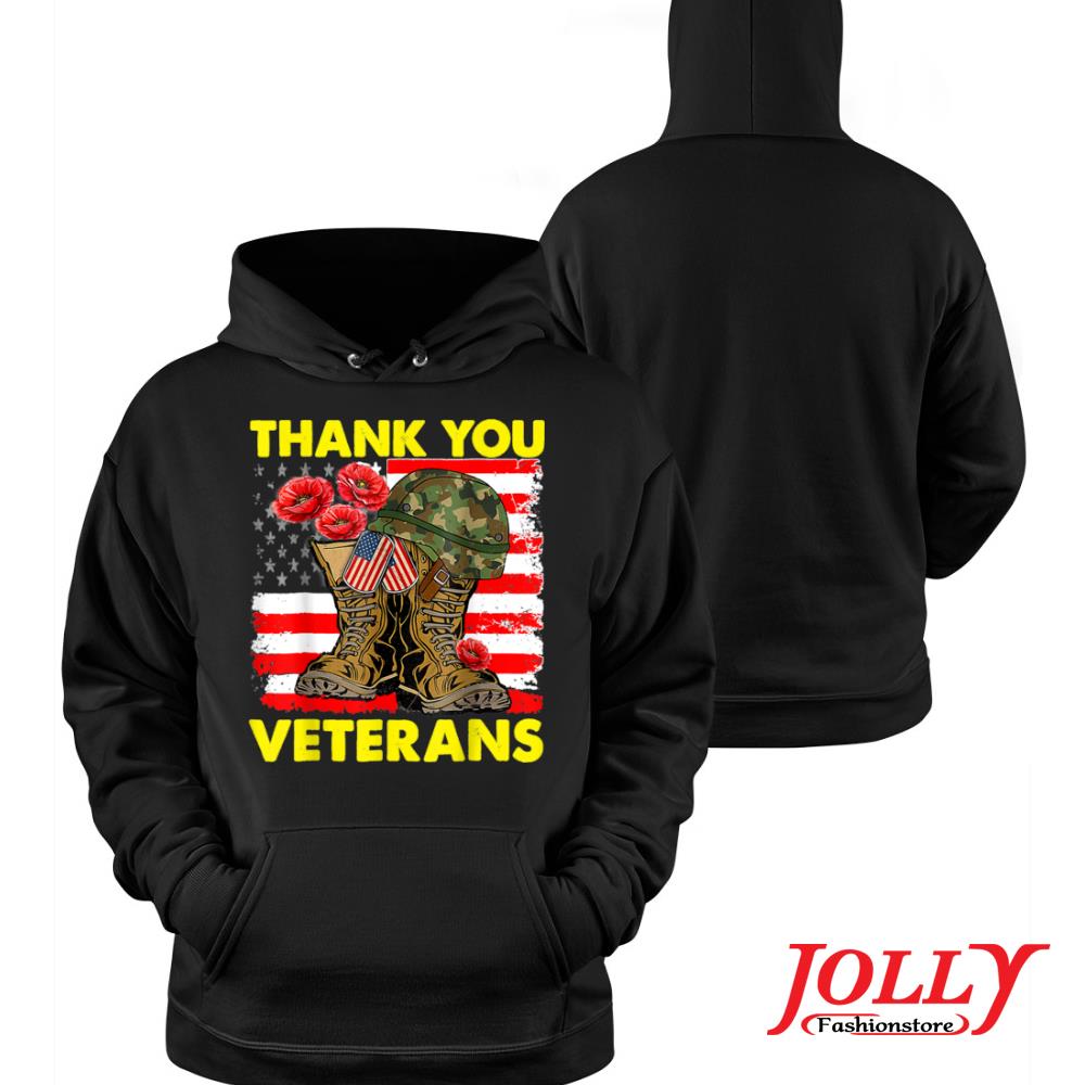 Costume thank yous veterans combat poppys flower us vintage 2022 s Hoodie