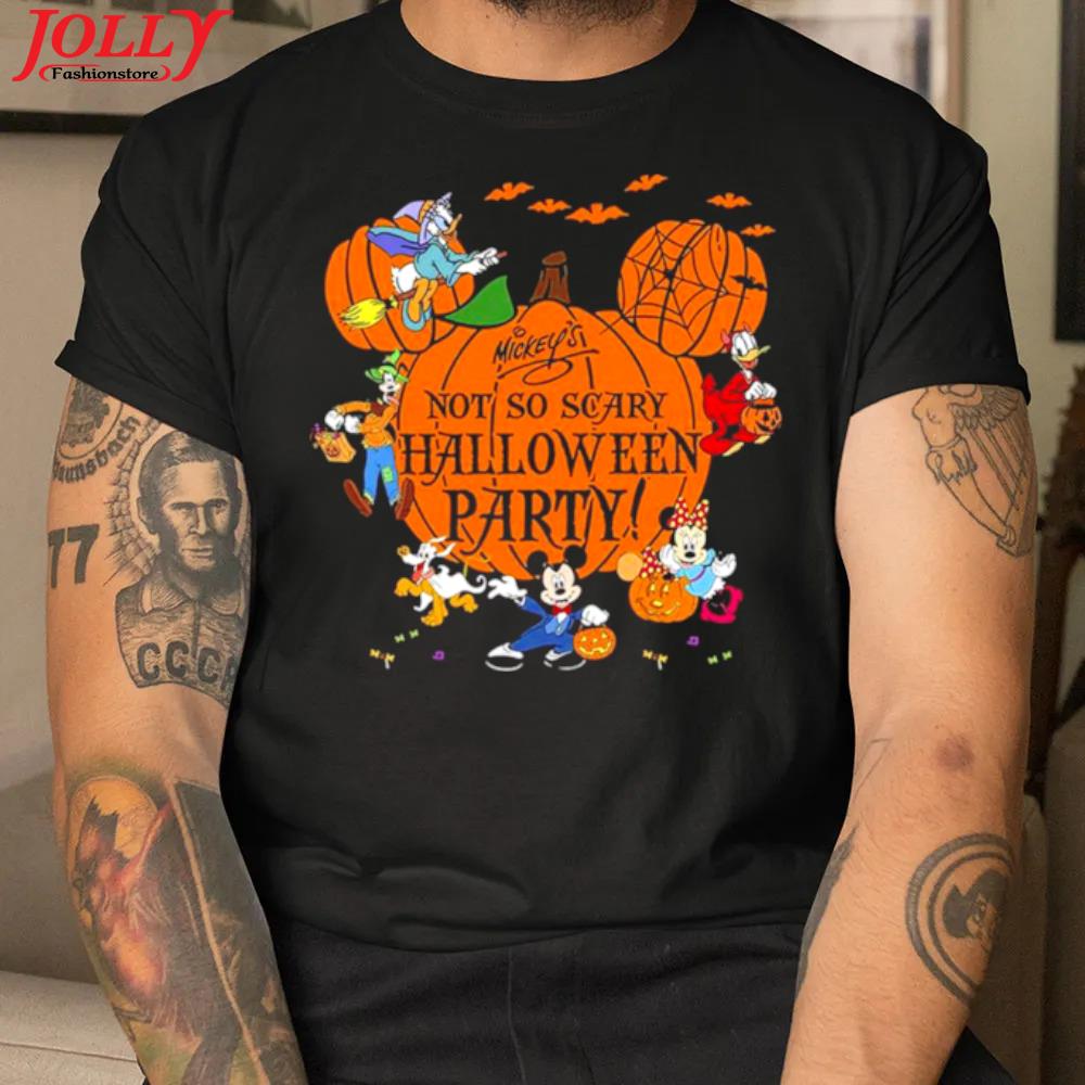 Disney characters mickey's not so scary halloween party 2022 shirt