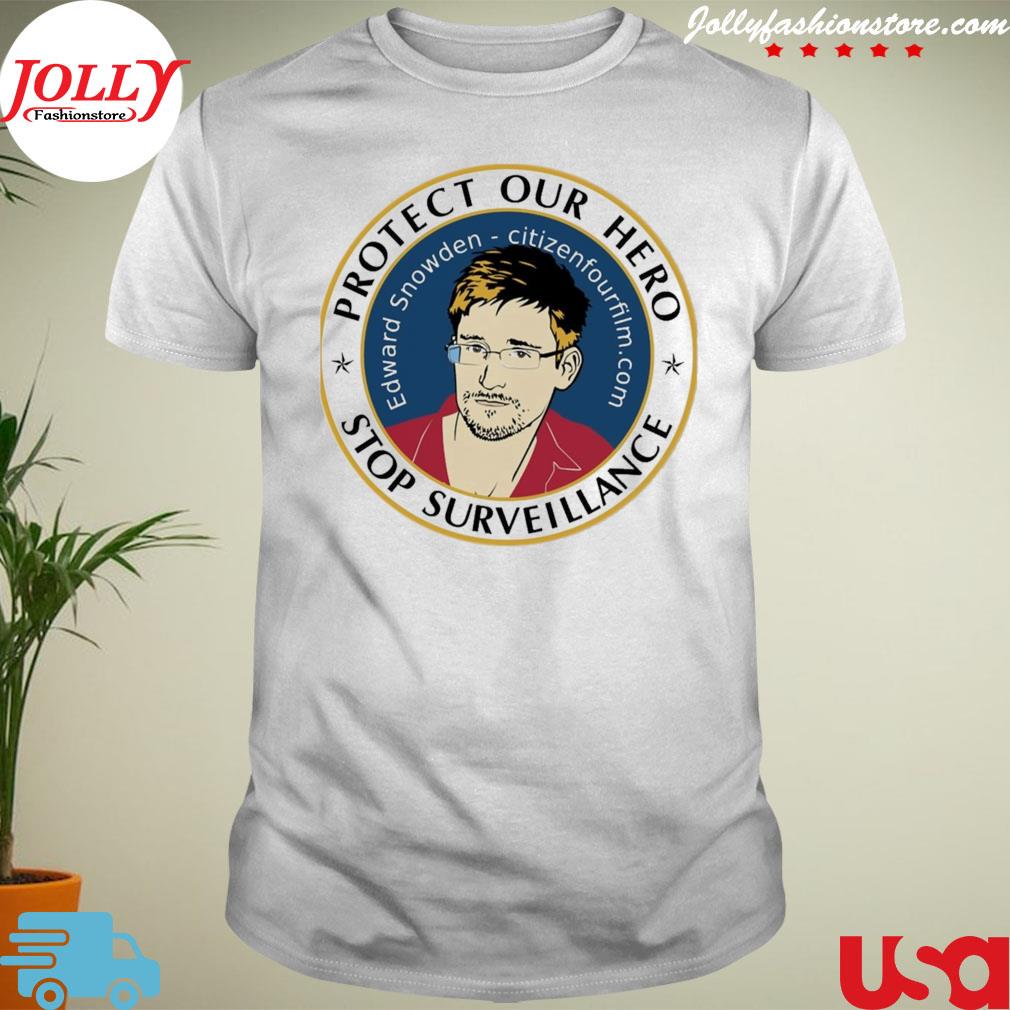 Edward snowden protect our hero shirt