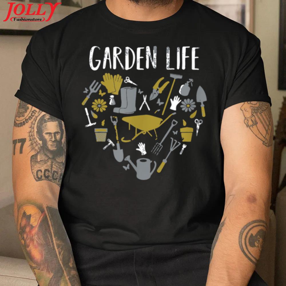 Funny distressed garden life gardening ideas official shirt