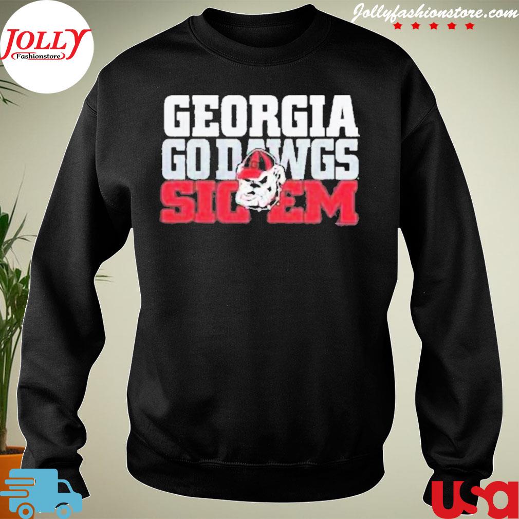 Georgia Bulldogs go dawgs sic em new design s Sweater