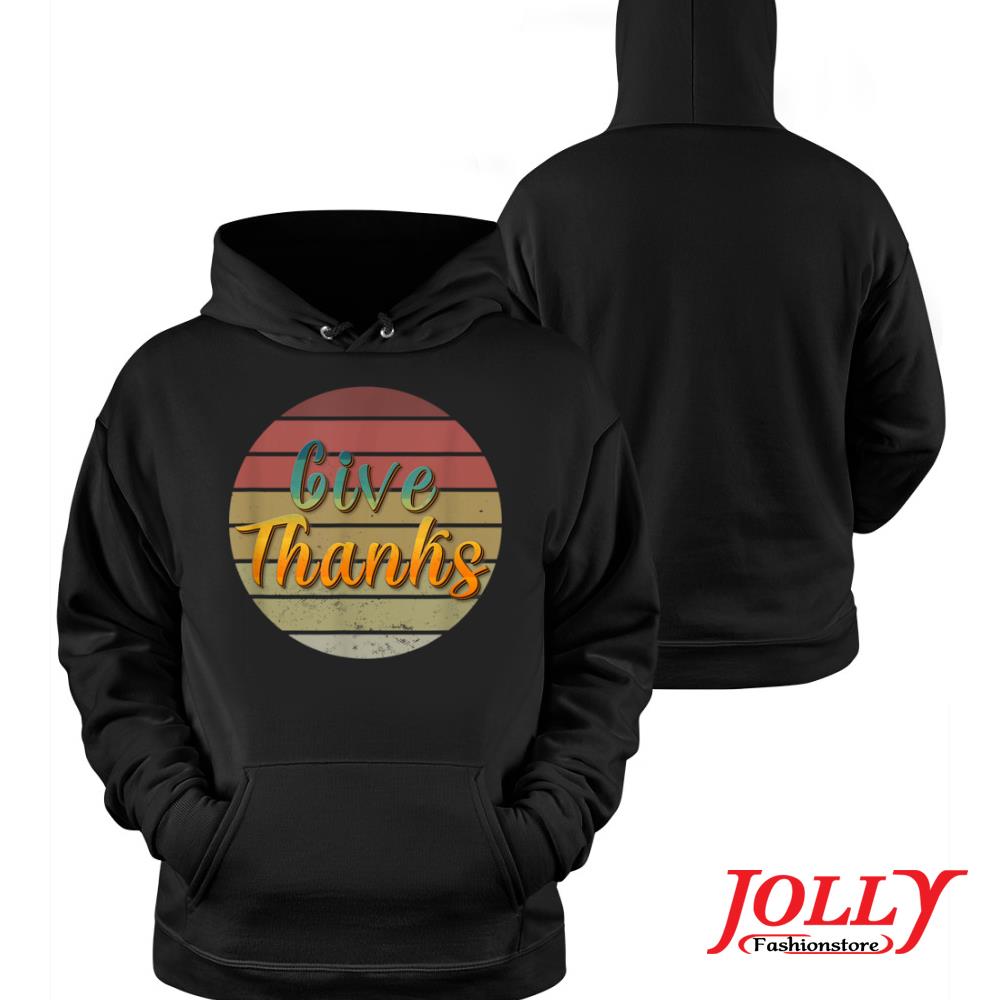 Give thanks with grateful thanksgiving retro 2022 s Hoodie