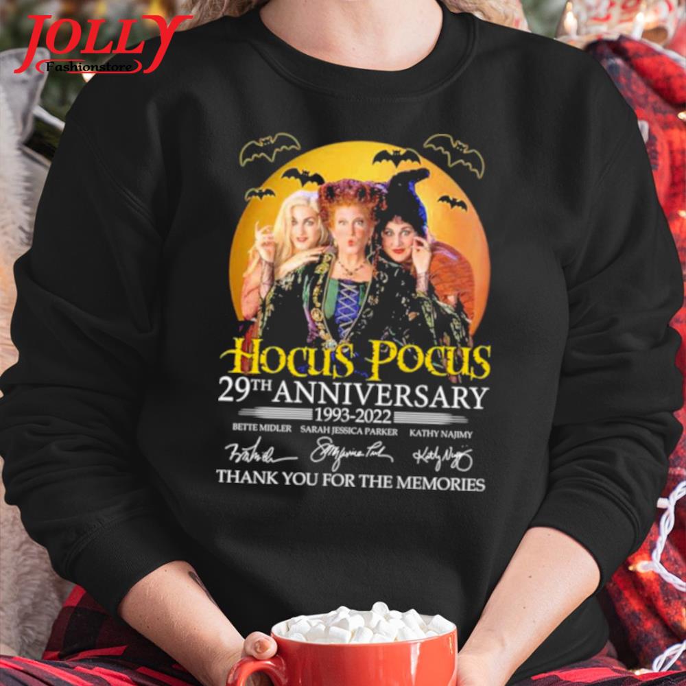 Halloween hocus pocus 29th anniversary 1993 2022 thank you for the memories signatures s Sweater