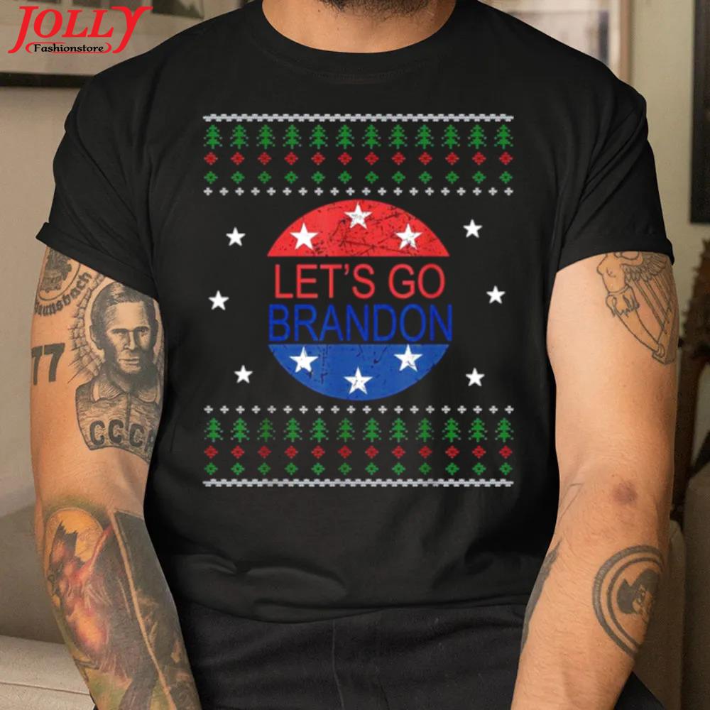 Let's go brandon fuck Joe Biden ugly christmas shirt