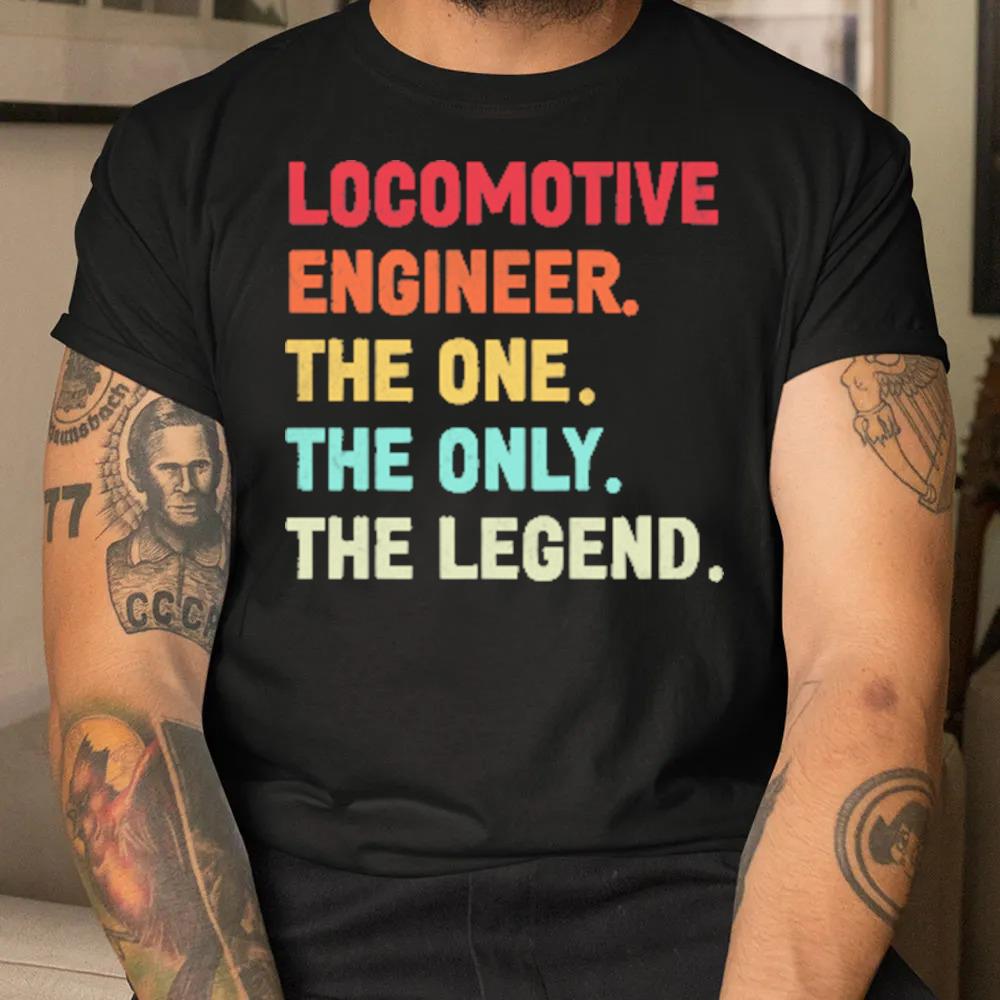 Locomotive engineer the one the legend vintage 2022 Halloween shirt