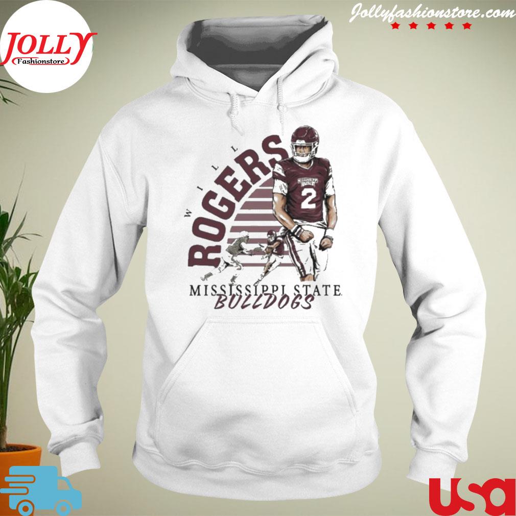 MississippI state Bulldogs will rogers throwback 2022 s Hoodie