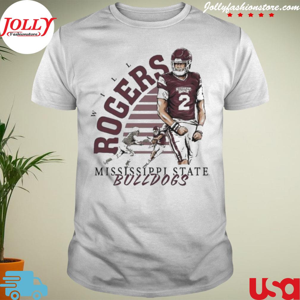 MississippI state Bulldogs will rogers throwback 2022 shirt