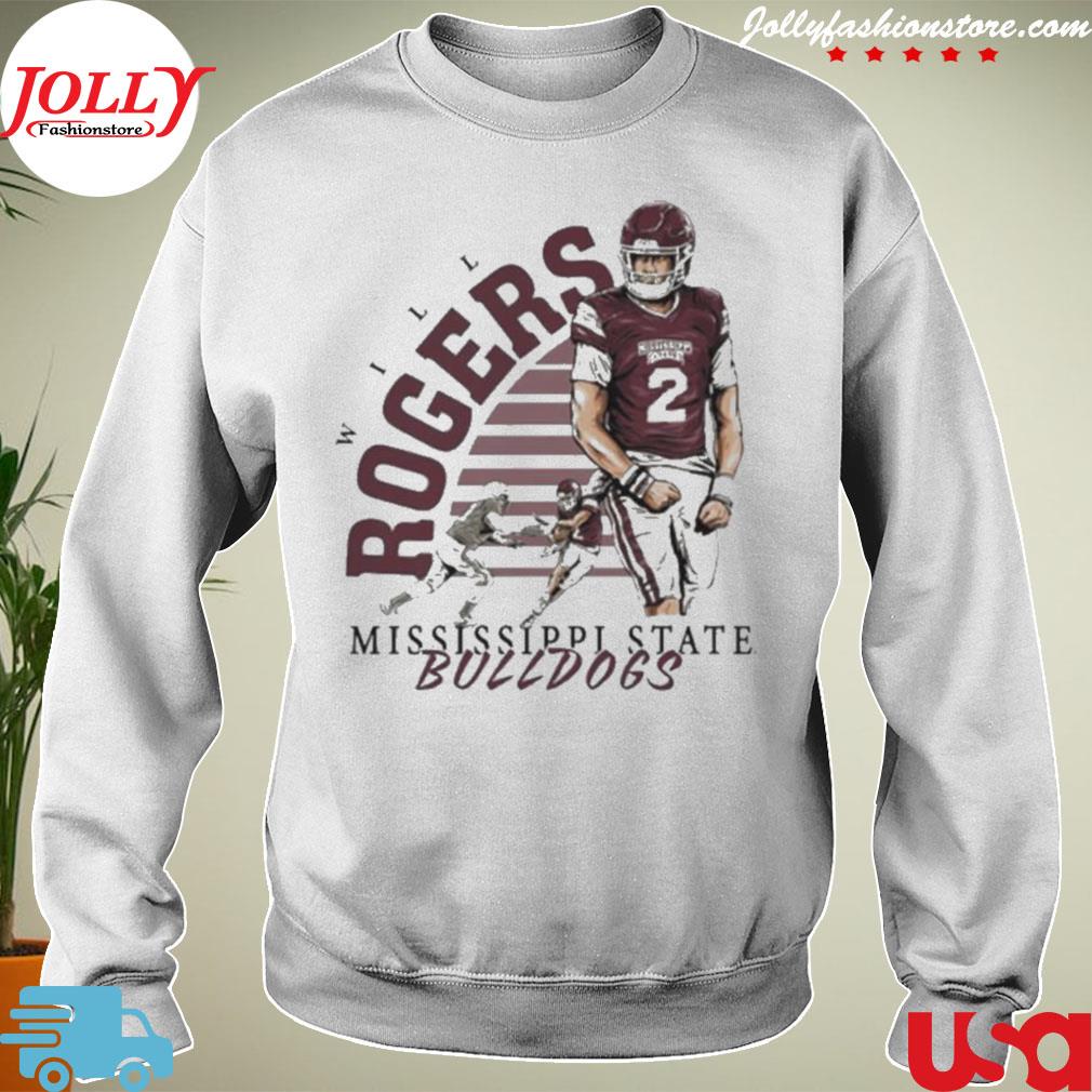 MississippI state Bulldogs will rogers throwback 2022 s Sweater