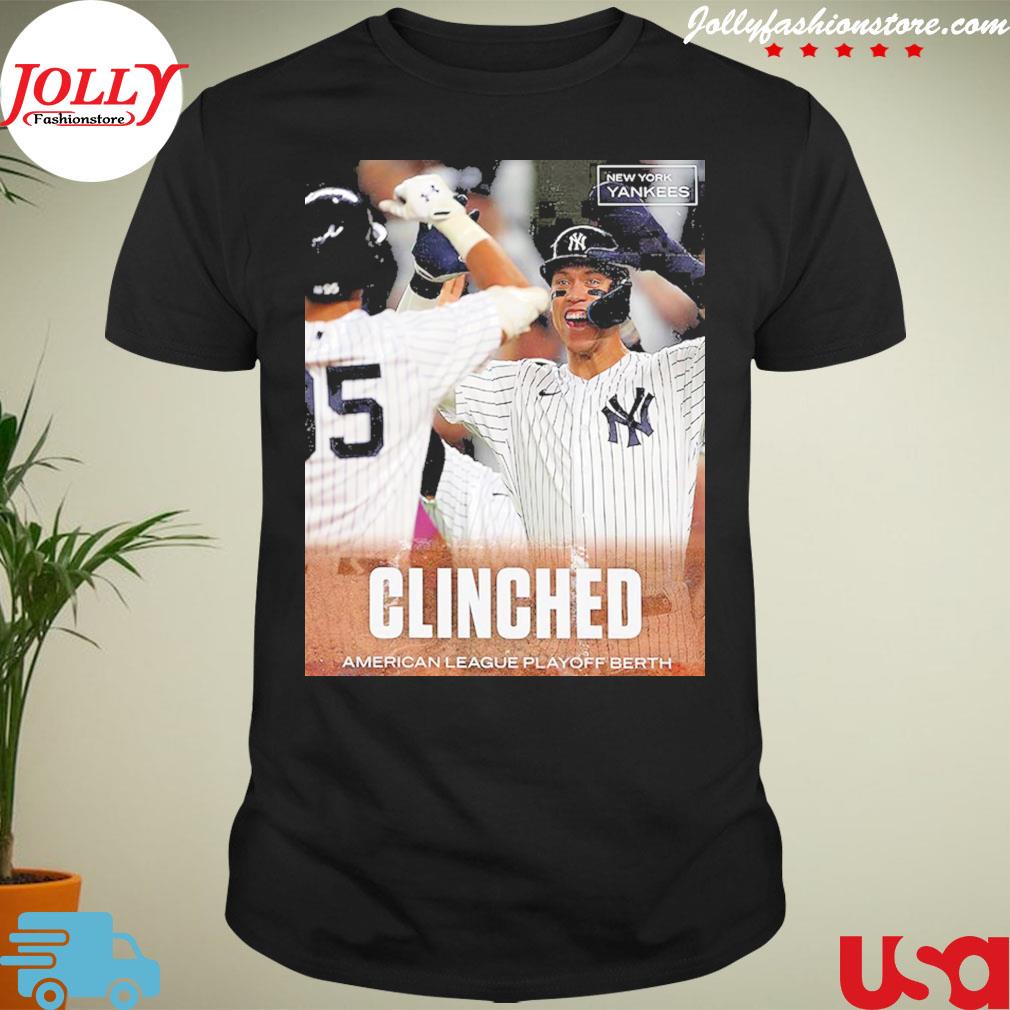 New york yankees are 2022 mlb postseason bound clinched American league playoff berth shirt