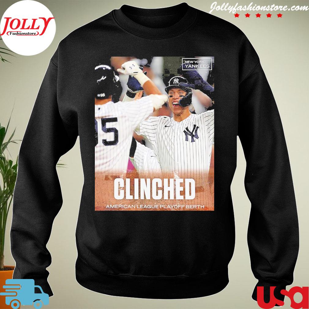 New york yankees are 2022 mlb postseason bound clinched American league playoff berth s Sweater