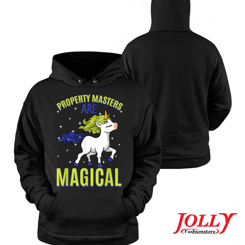Property masters are magical unicorn management profession 2022 s Hoodie