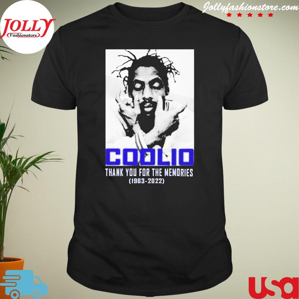 Rapper coolio rip 1963-2022 thank you for the memories shirt