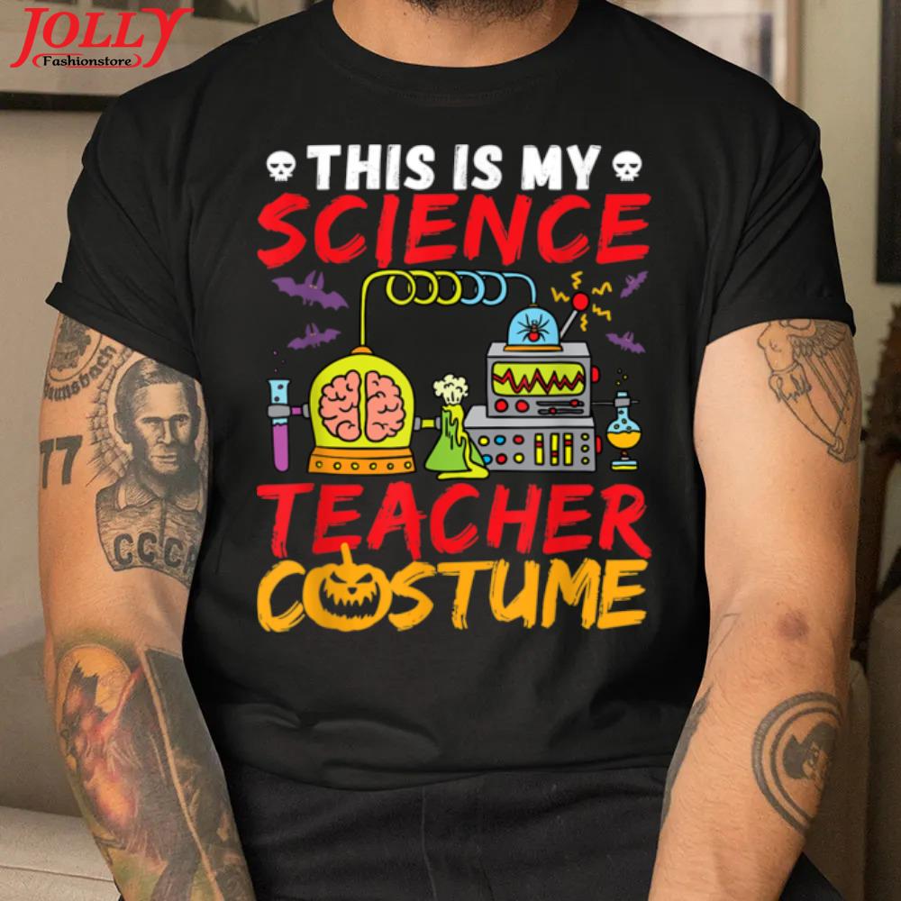 Science teacher costume halloween mad scientist new design shirt