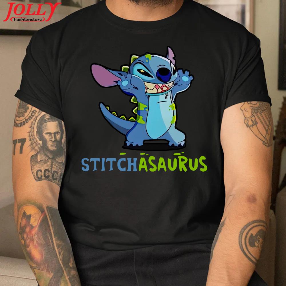 Stitch asaurus disney Christmas T-shirt