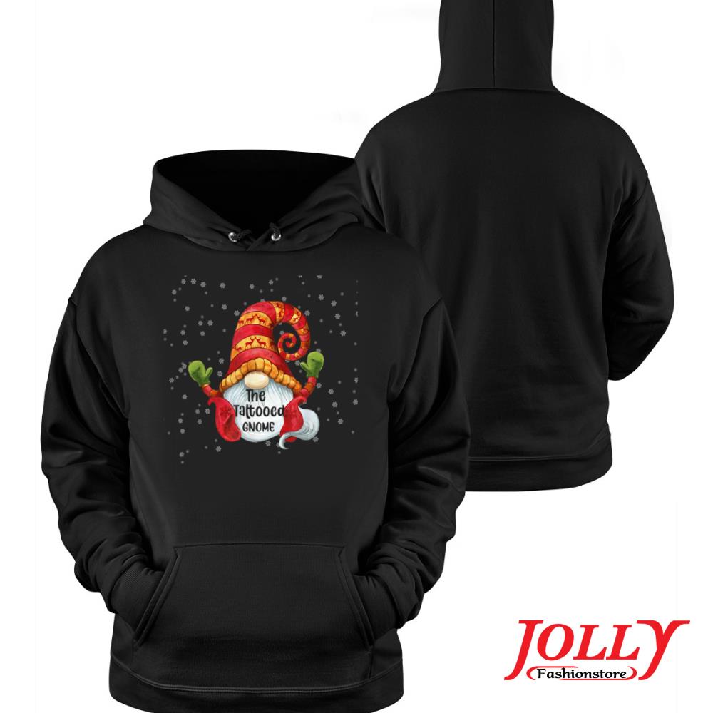 Tattooed gnome family matching christmas pajama gardening official s Hoodie