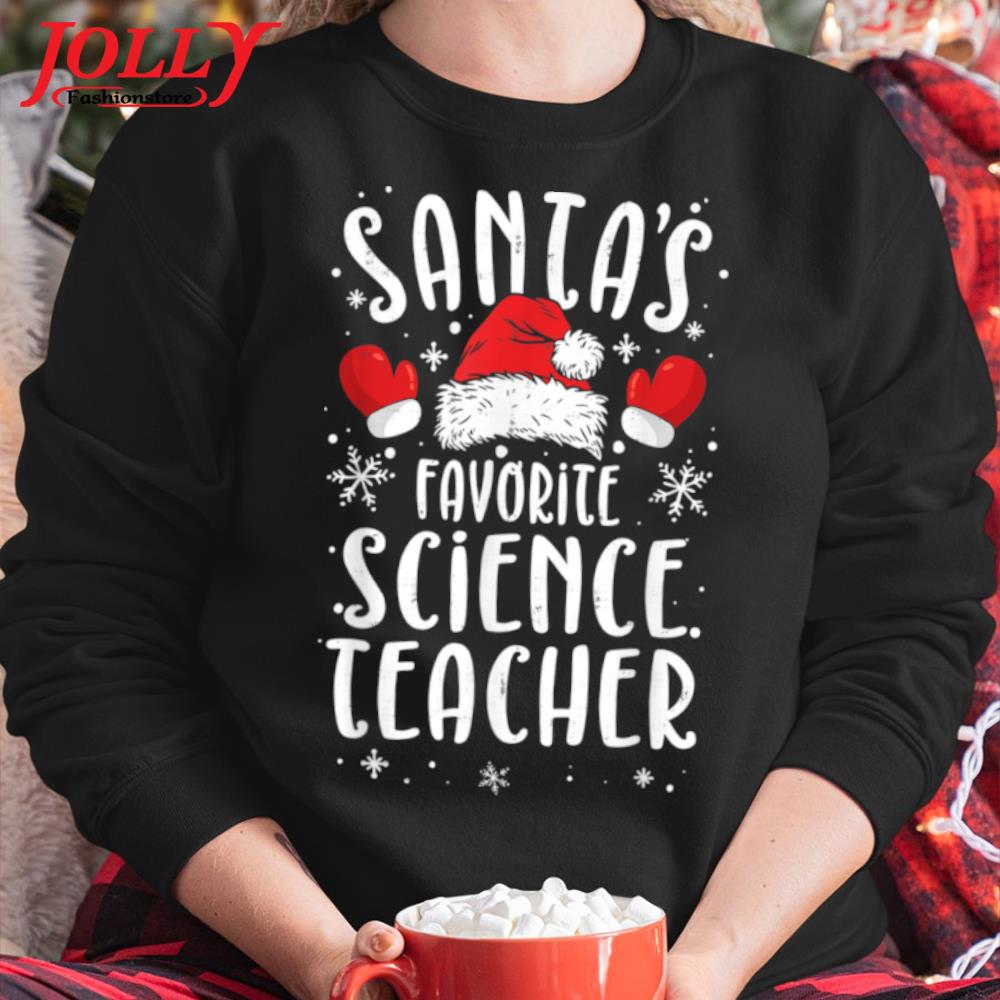Teaching santa's favorite science teacher santas favorite new design s Sweater
