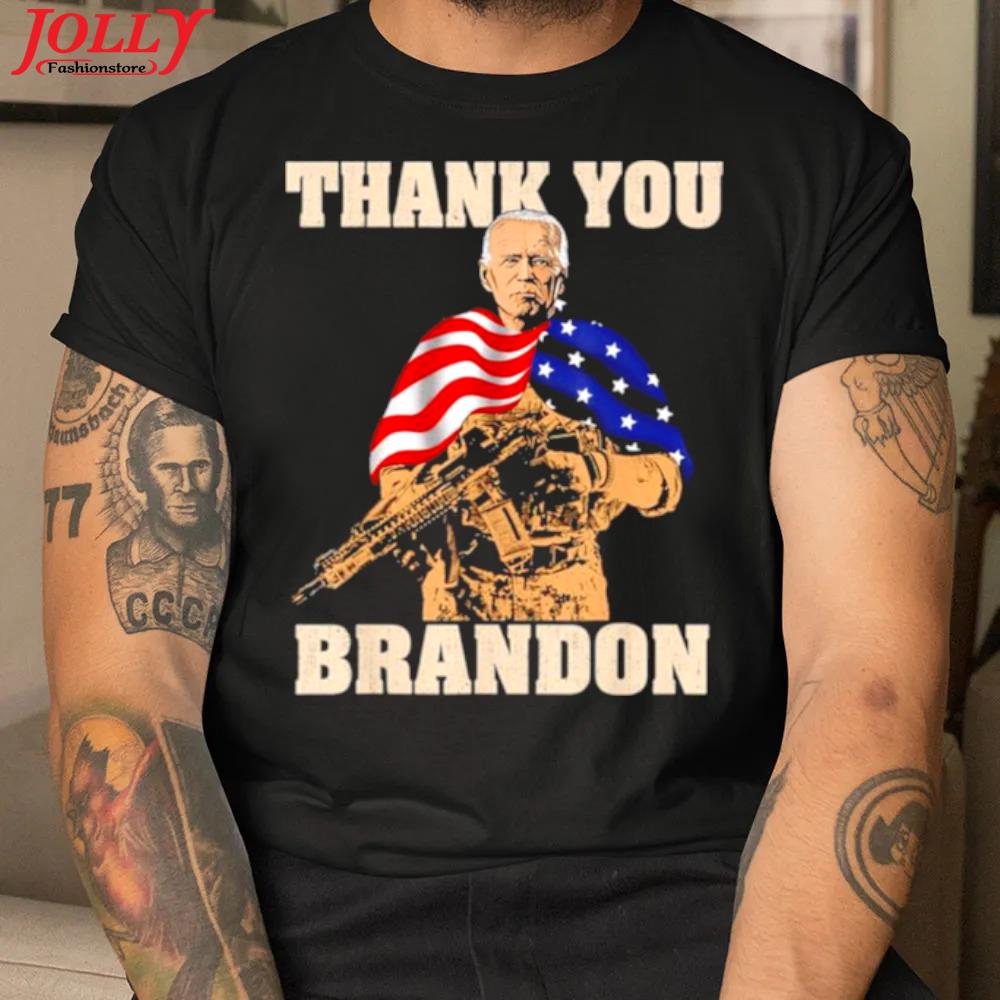 Thank you brandon Biden gun veterans day 2021 2022 shirt