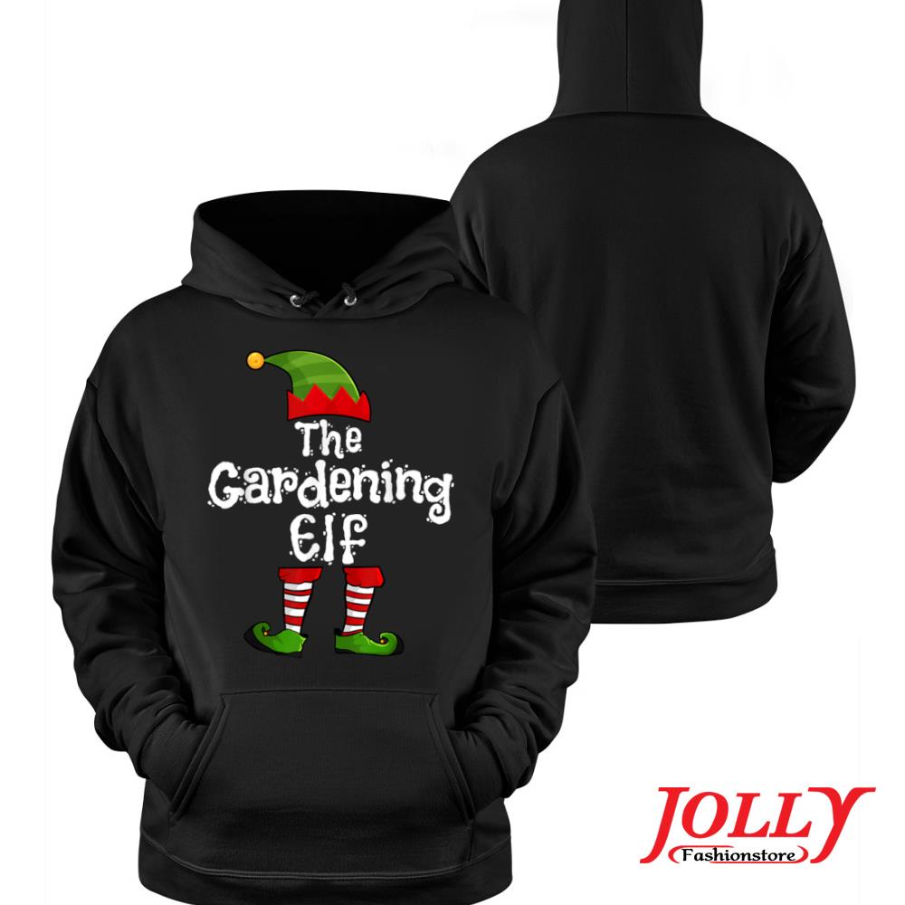 The gardening elf matching family group christmas funny official s Hoodie