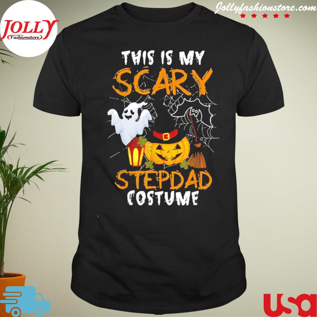 This is my scary step dad costume pumpkin halloween shirt