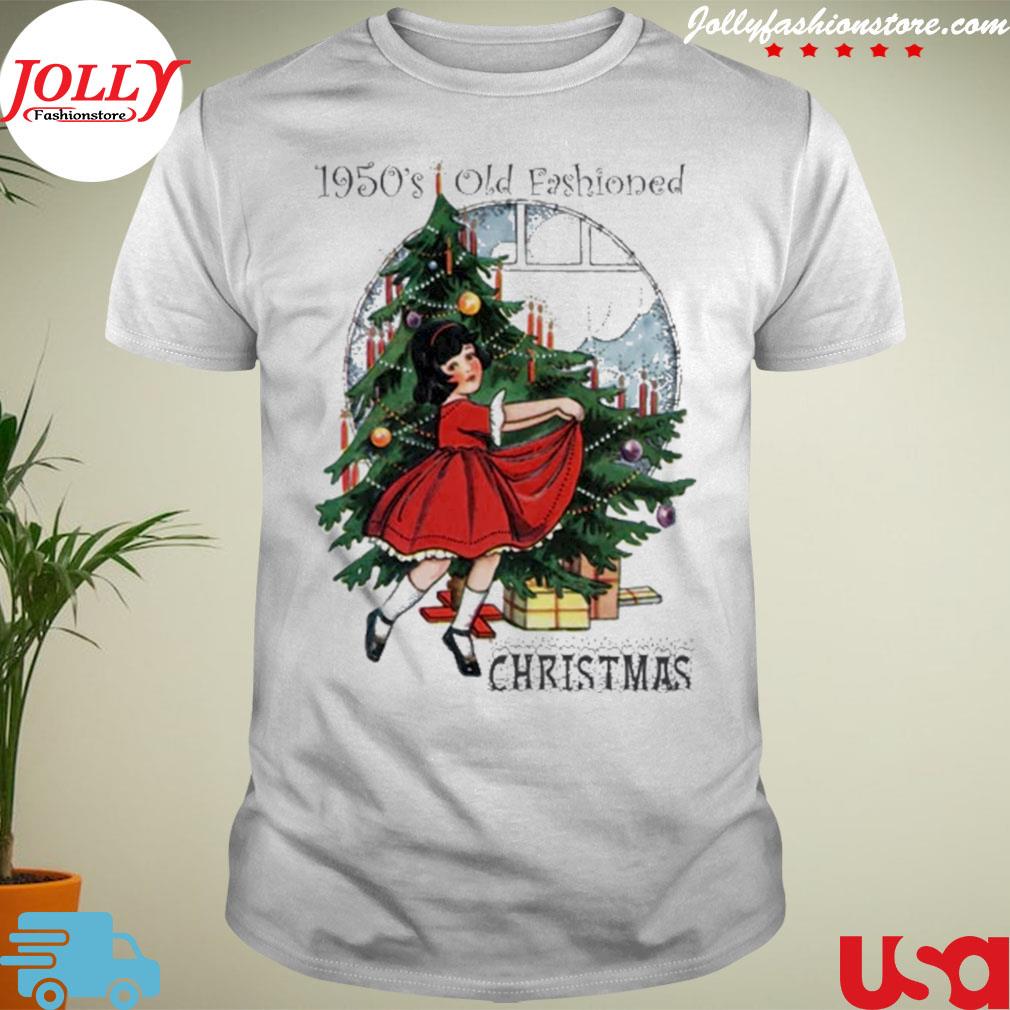 1950s old fashioned Christmas shirt