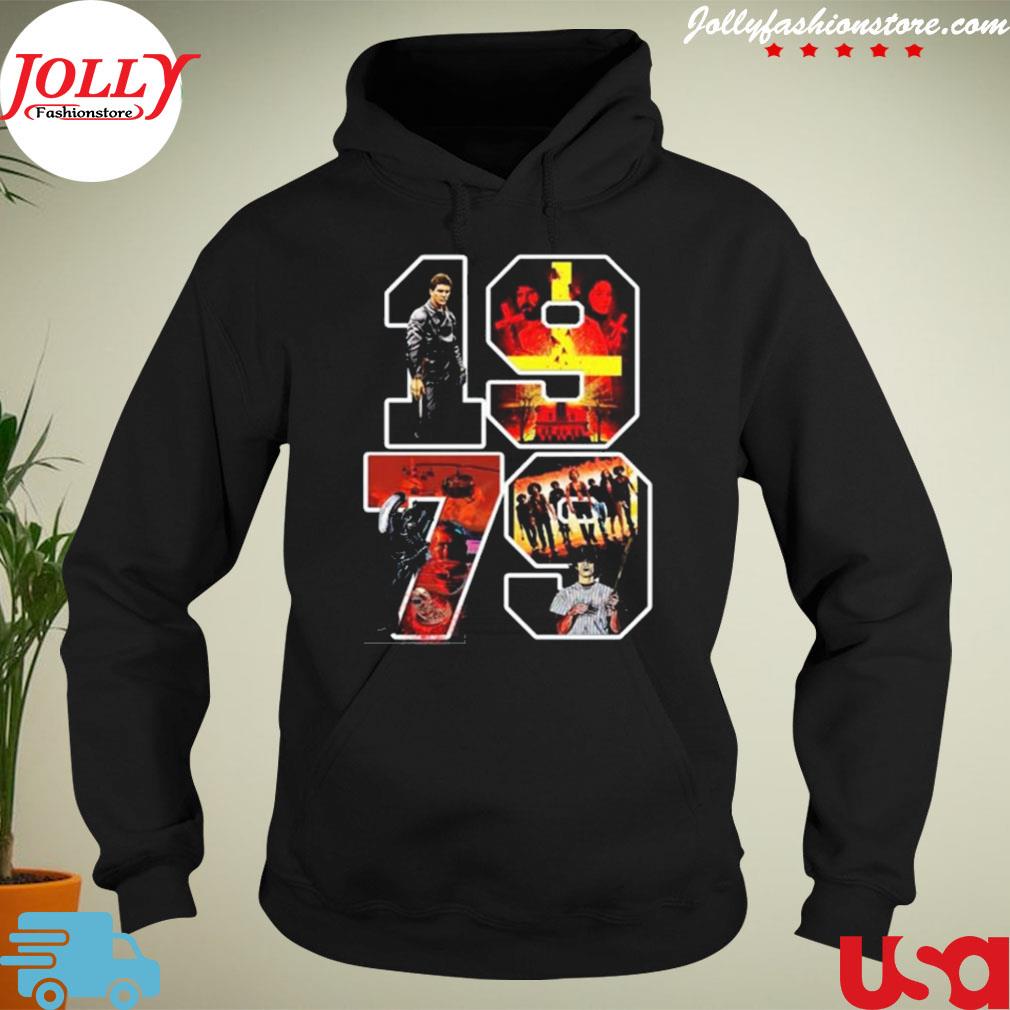 1979 collection horror movie characters s hoodie-black