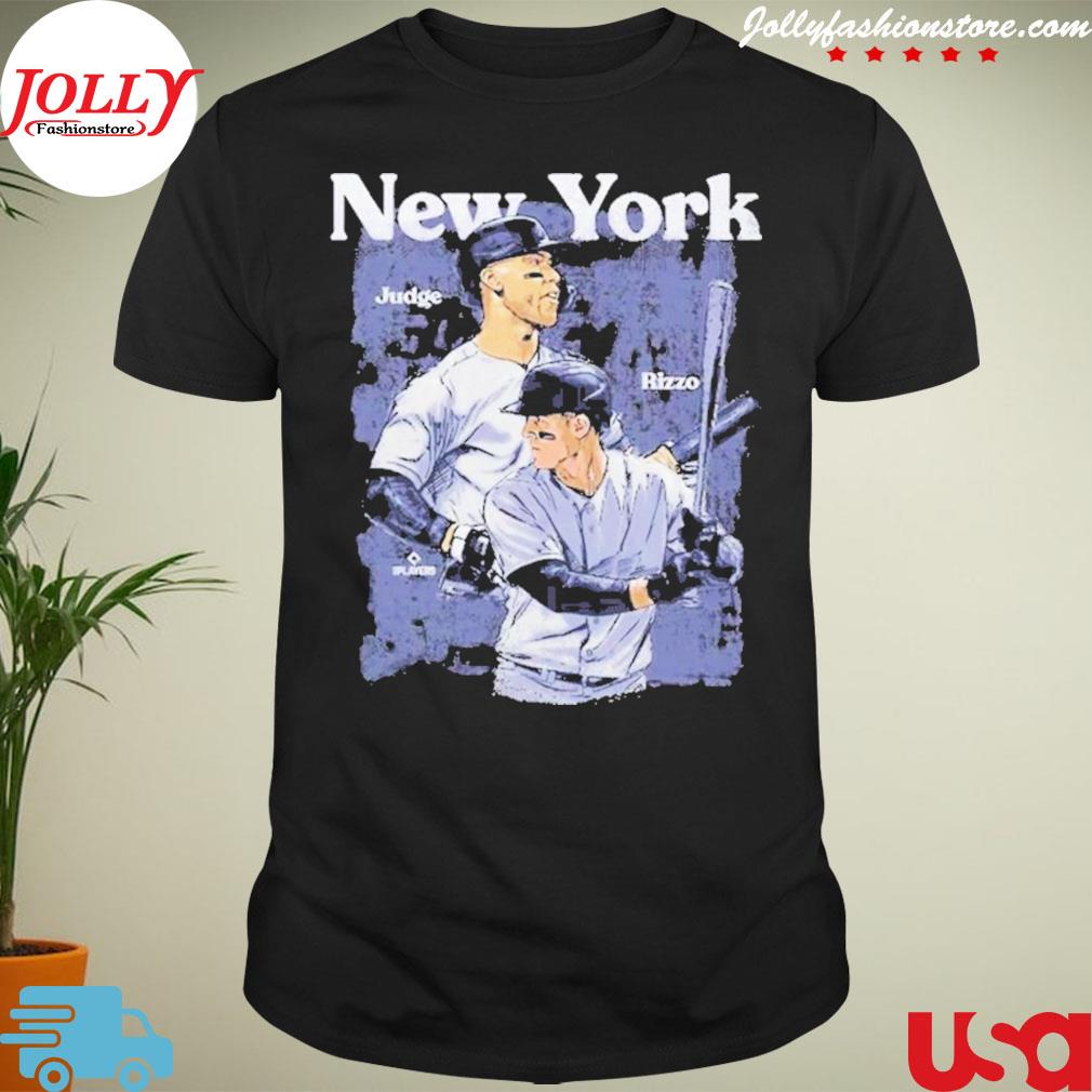 Aaron judge anthony rizzo new york yankees headline shirt