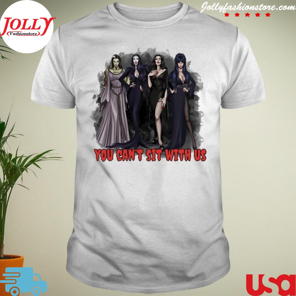 Addams mean girls halloween you can't sit with us shirt