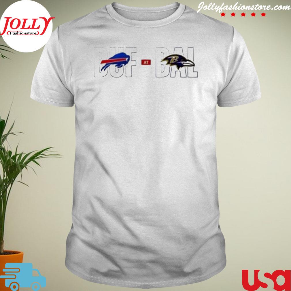 Buffalo Bills vs baltimore ravens mlb logo shirt