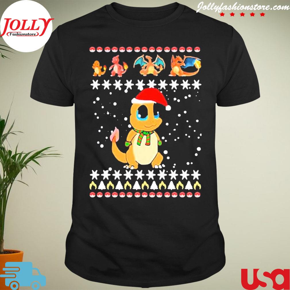 Charmander Pokemon Christmas shirt