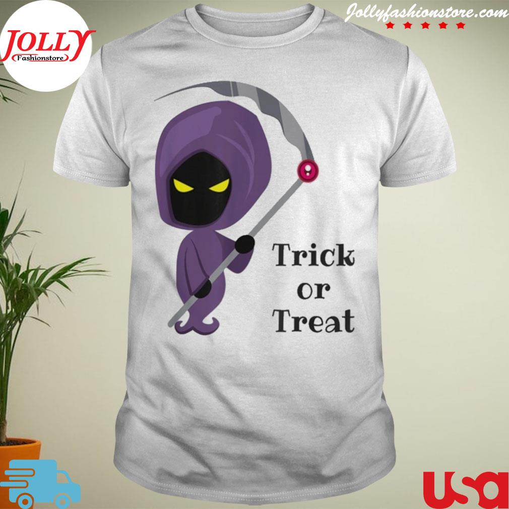 Grim reaper going to trick or treat shirt