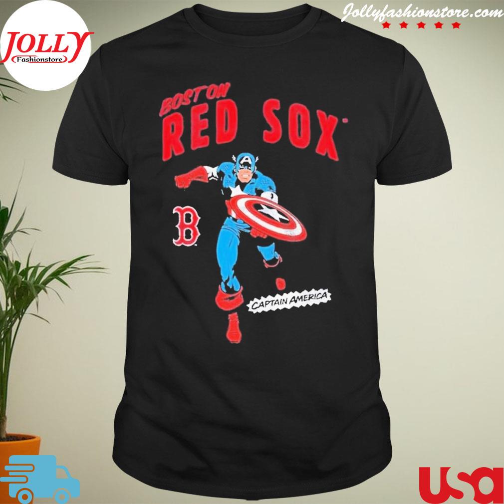 Marvel captain America Boston red sox 2022 shirt