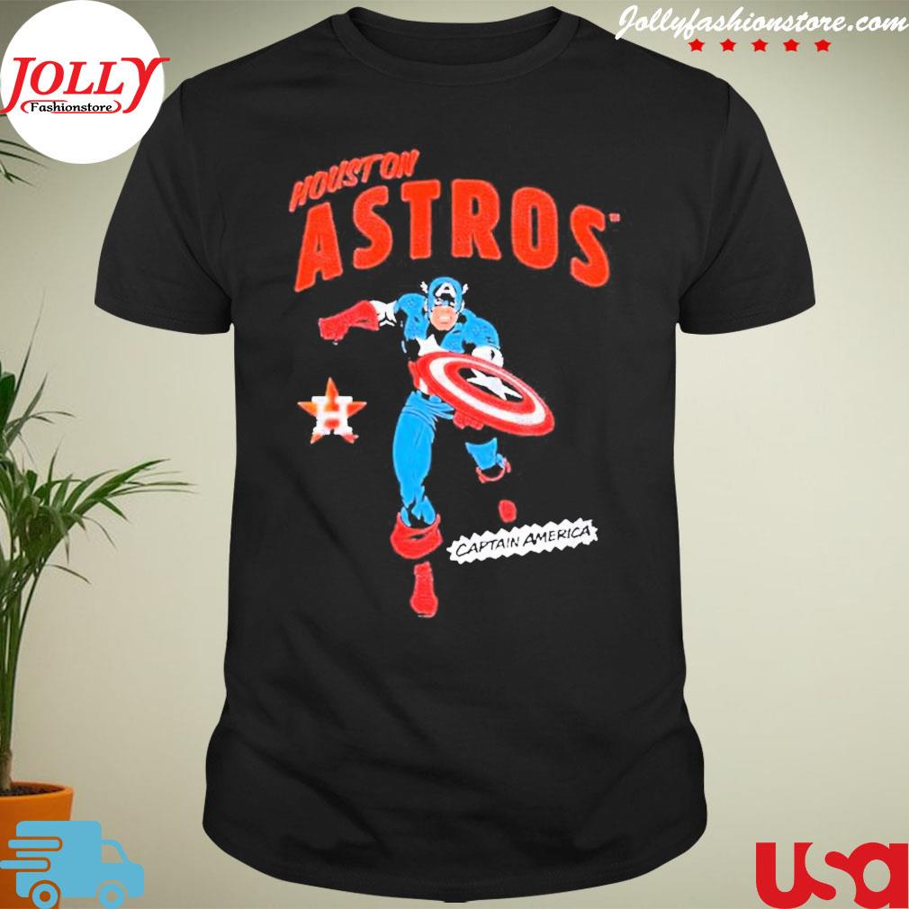 Marvel captain America houston astros new design shirt