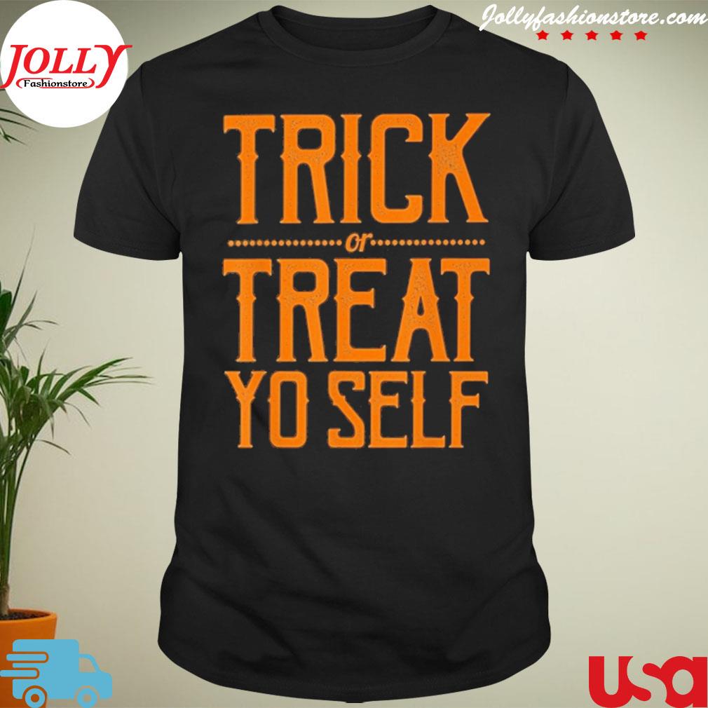 Trick or treat yo self sassy halloween shirt