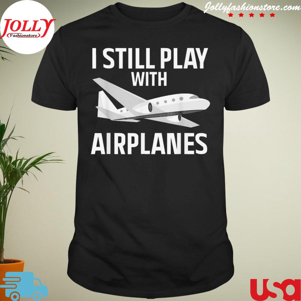 Airplane aviation airline pilot T-shirt