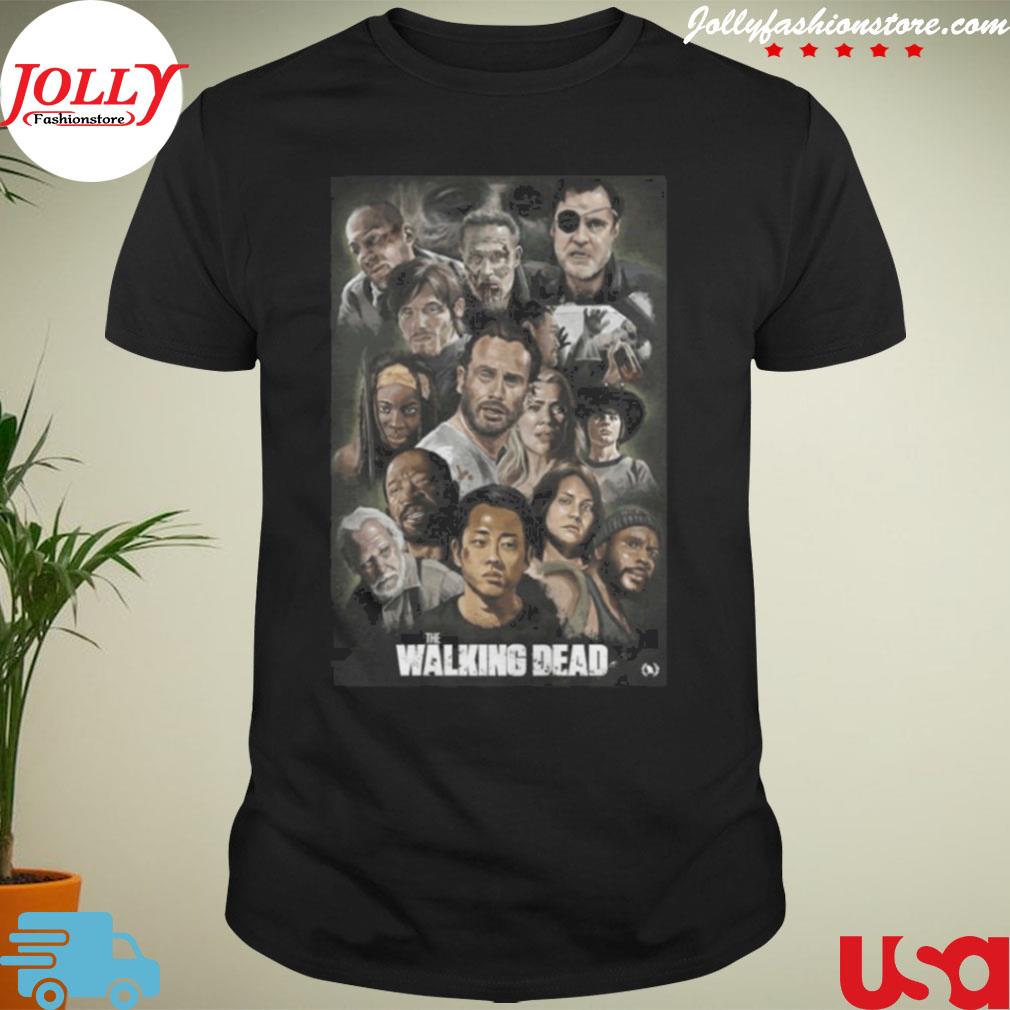 All the cast from season 1 the walking dead shirt
