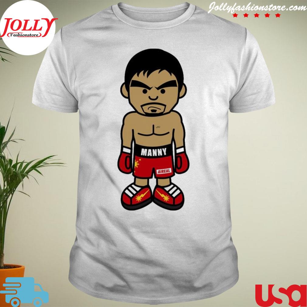 Angry manny pacquiao cartoon by aerial apparel shirt