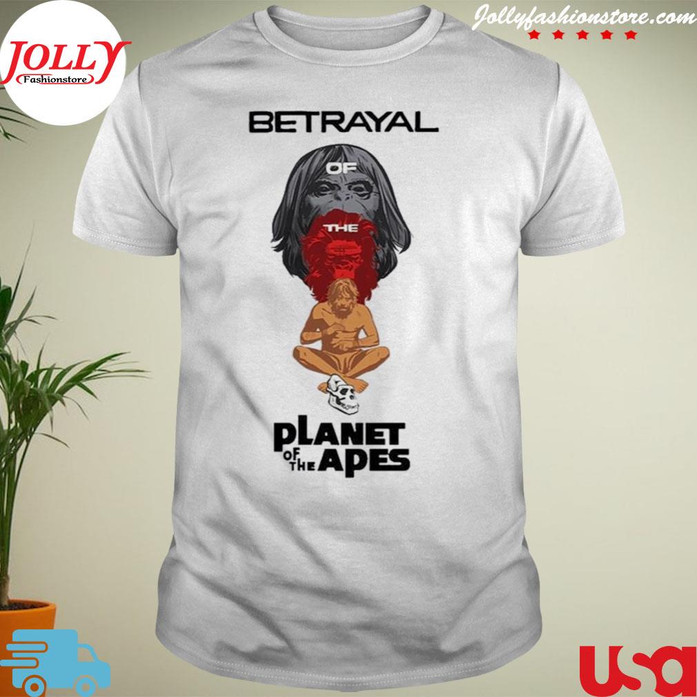 Betrayal of the planet of the apes movie shirt