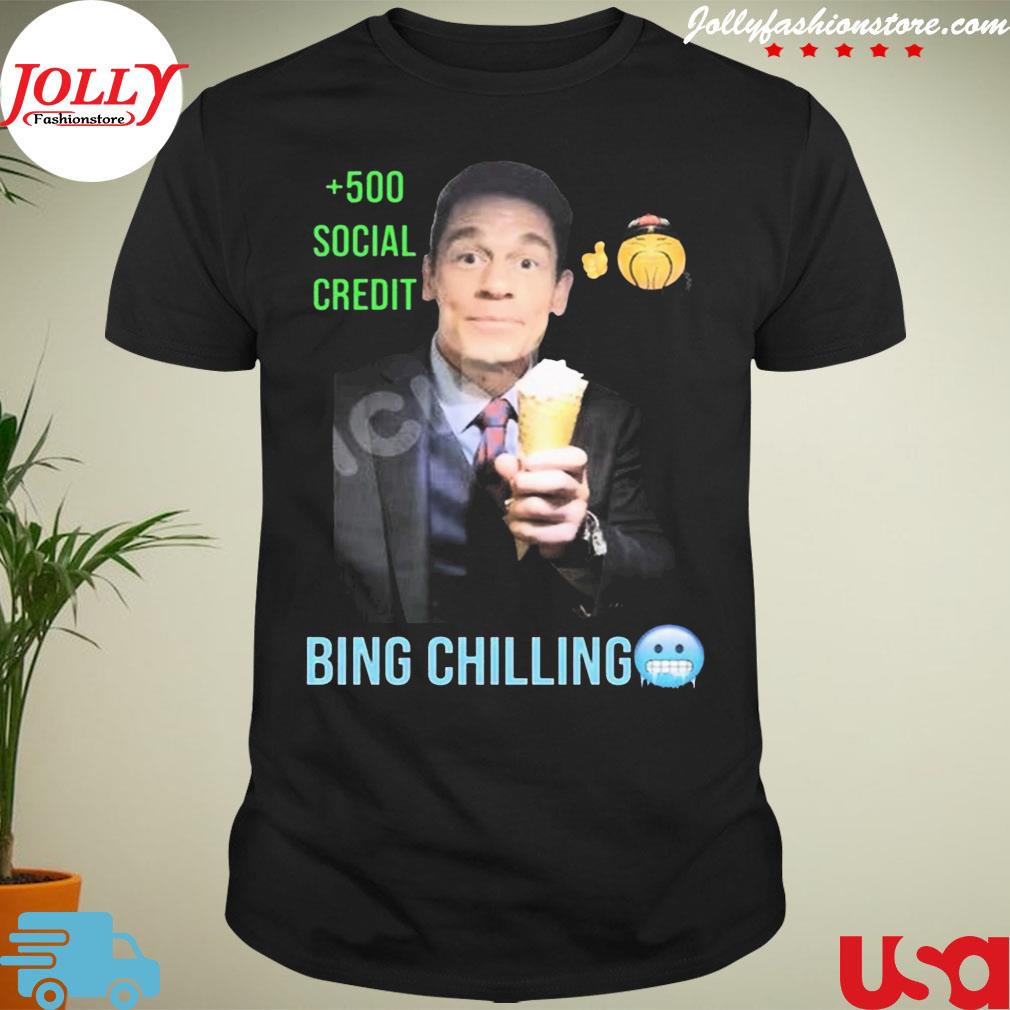 Bing chilling john cena chinese meme shirt