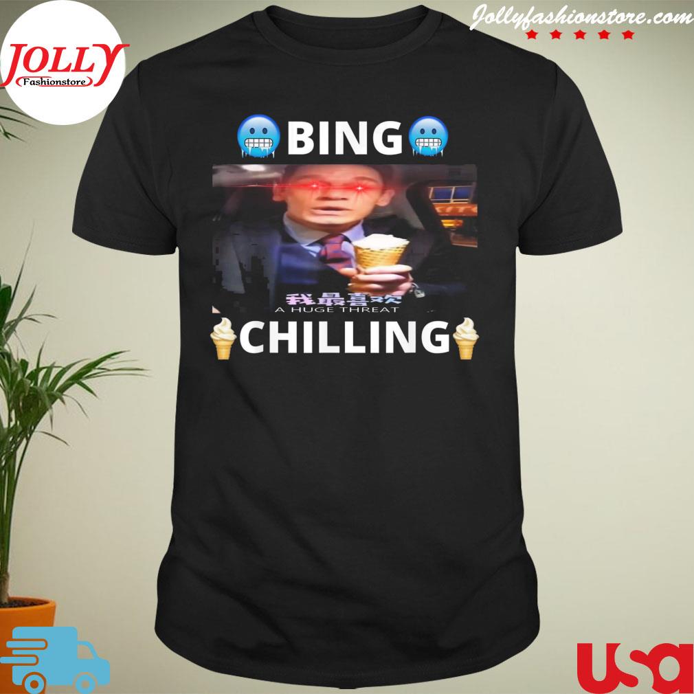 Bing shI ling bing chilling john cena ice cream chinese meme T-shirt