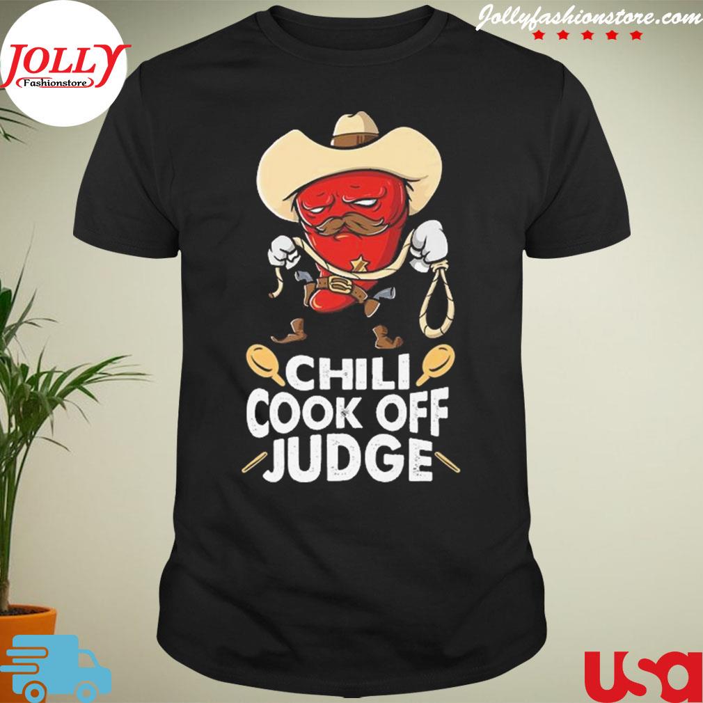ChilI cook off judge cooking competition team award chef shirt