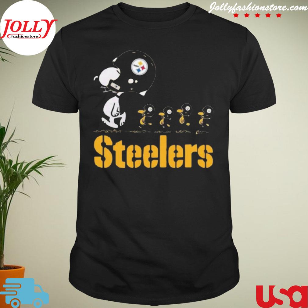 Cute Snoopy and Woodstock Pittsburgh Steelers shirt