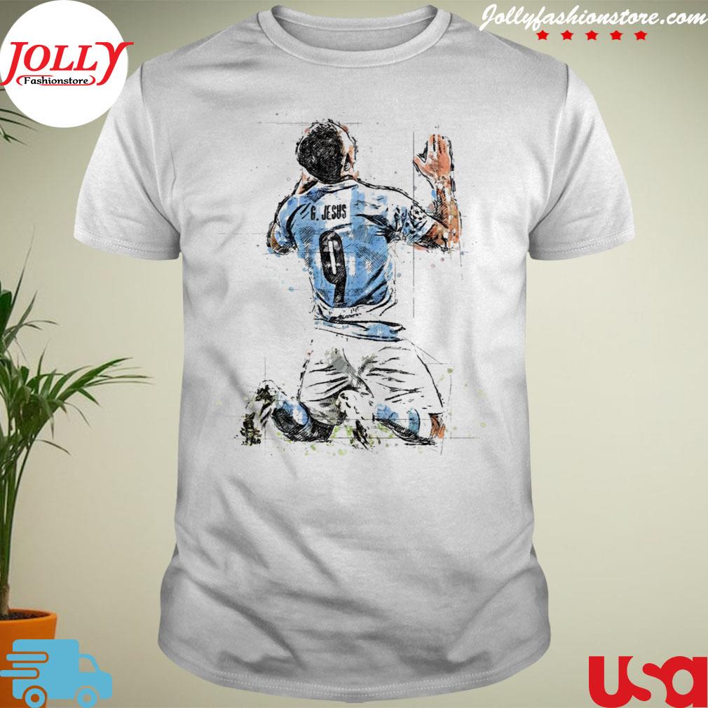 Gabriel Jesus man city player T-shirt