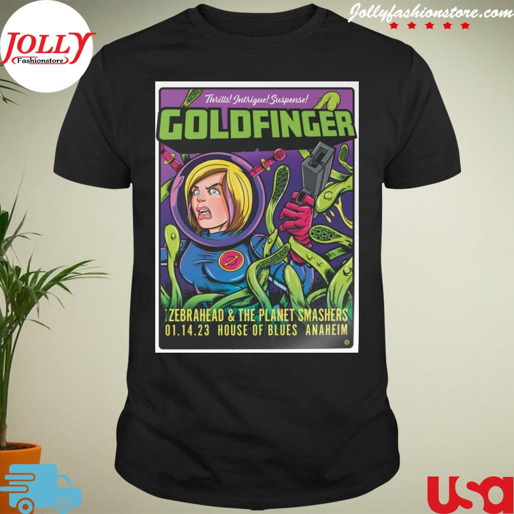 Goldfinger anaheim jan 14th 2023 house of blues poster shirt